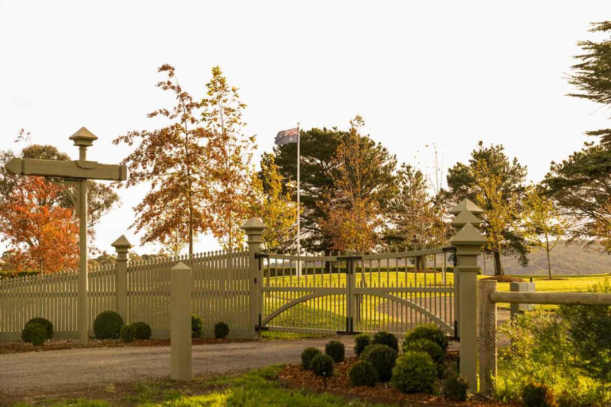 Entrance to Dallah Chapel - property used for weddings and events with accommodation near Ballarat