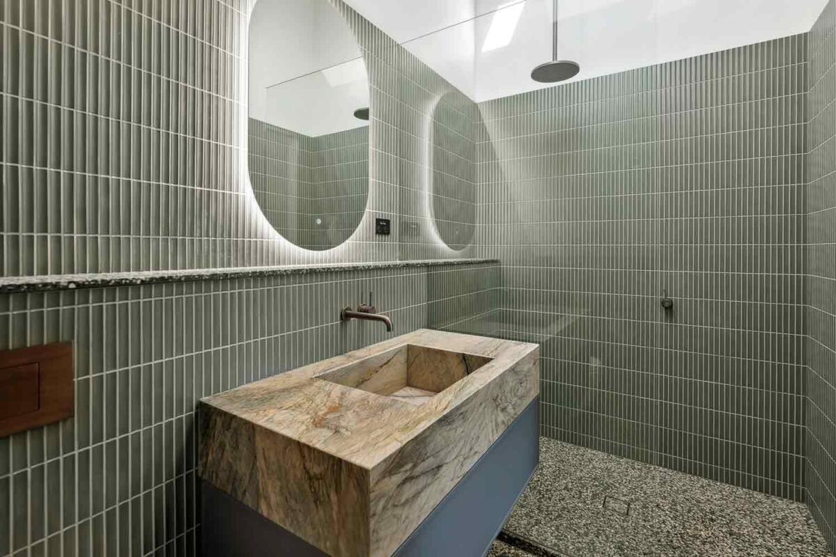 Bathroom in the Loft at Dallah Chapel - Architectural accommodation space near Ballarat