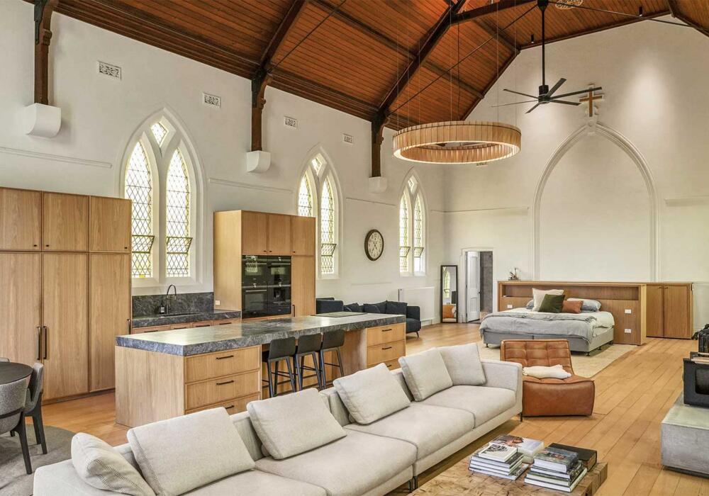 The Chapel accommodation at Dallah Chapel near Ballarat